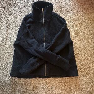 Sweaty Betty Charcoal Knit Jacket